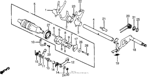 CBX Вилка переключения передач