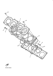 YZF1000R Цилиндры