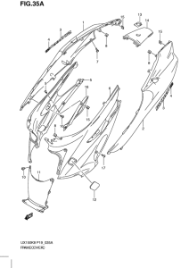 UX150 Обтекатель задний