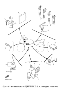 FJR13ESF Электрика