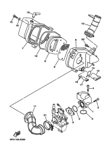 TTR90E Впускная система