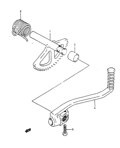 AH100 Ножной стартер