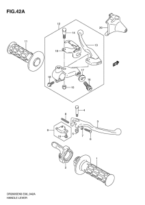DR200 Рулевой рычаг
