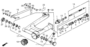 CB650SC Swingarm + drive shaft
