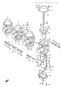 RF600 Carburetor assy