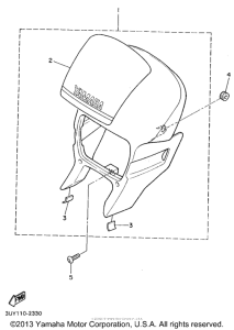 XT600EFC Обтекатели