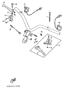 YM50 Handle switch. lever